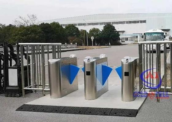 Barrera externa de 60 cm de colgajo, girosilla de huella digital, 2 caminos de control de acceso, solución de entrada