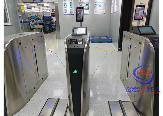 Girosilla de carril de velocidad de inducción automática con tarjeta de tragamonedas / reconocimiento facial