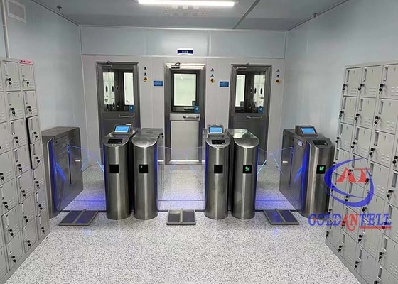 Hotel reconocimiento facial puerta de barrera de oscilación bidireccional código de barras puerta de entrada