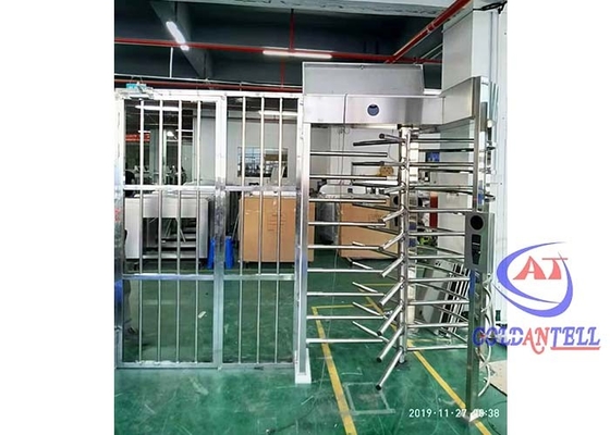 Normas europeas Control de acceso biométrico Puerta giratoria con reconocimiento facial Wiegand