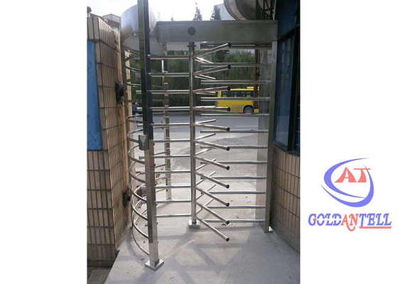 Control de acceso Girosilla de altura completa de acero inoxidable de conteo inteligente para estación de autobuses