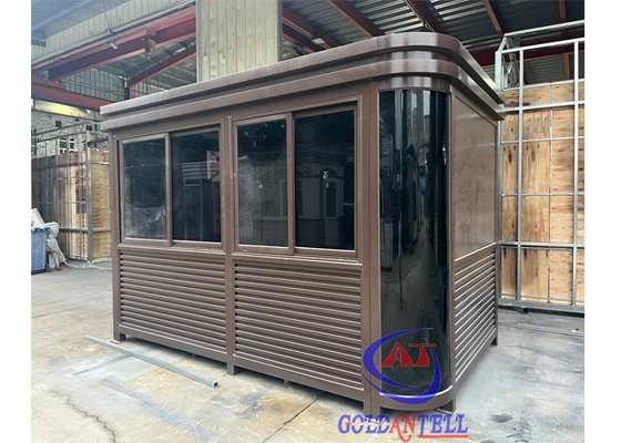 Moderno cabina de seguridad portátil aislamiento opcional para clima extremo
