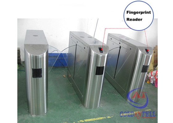 Torniquete de acero inoxidable automático lleno bidireccional del control de acceso de la huella dactilar del certificado del CE