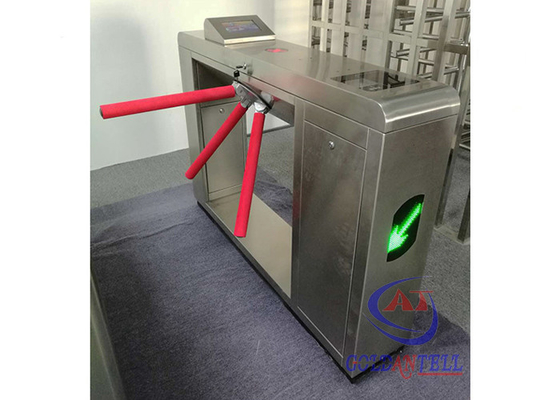 El escáner de código del App controló la puerta rotatoria del torniquete del brazo del tipo tres del descenso/del trípode del rfid para la entrada del restaurante del subterráneo