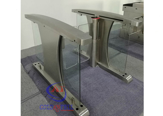 Torniquetes de la altura del carril de China medios de la puerta del rfid de la barrera de alta velocidad del oscilación para el acceso de la entrada del peatón