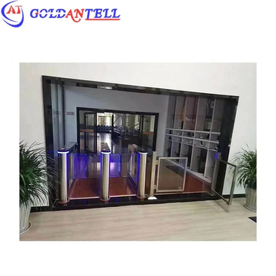304/316 Puerta automática de tornillo de acero inoxidable para control de acceso interior y exterior