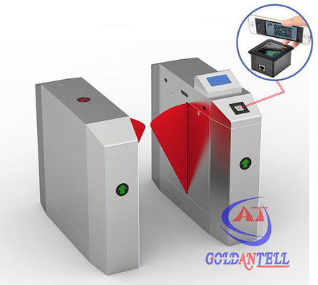 2.a puerta popular de la barrera de la aleta del código de Qr con el software Sdk/las puertas de seguridad del torniquete de la entrada