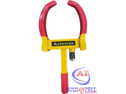 Cerradura de las ruedas de los coches de alta seguridad con cerradura combinada A3 Traje de acero para SUV Motocicleta Motorhome