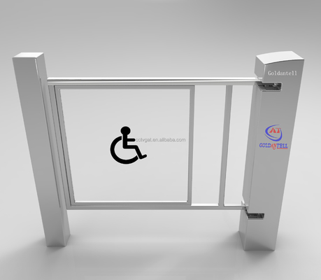 Puerta giratoria de 90 cm con control de acceso biométrico