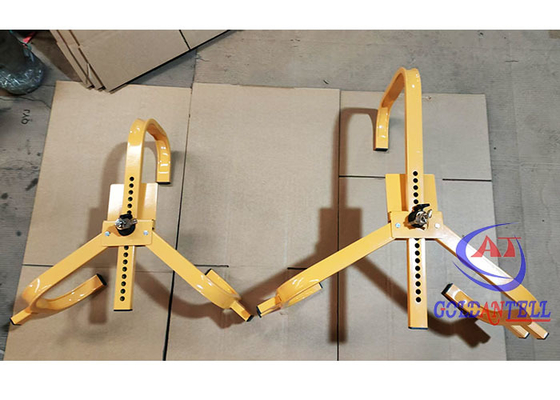 Cerradura de ruedas de acero anti robo de trabajo pesado ajustado neumático de 7 pulgadas