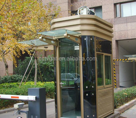 Modern Steel Security Guard House 1800x1800x2500mm Waterproof Customizable