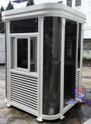 Modern Steel Security Guard House 1800x1800x2500mm Waterproof Customizable