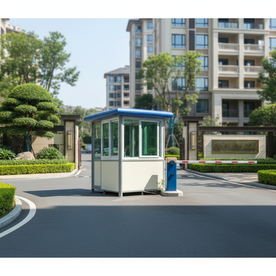 Color steel Security Guard House integral structure customized color perfect for secure site management and durable outdoor