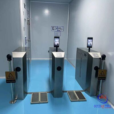 Centro de verificación de conexión a tierra del personal de la puerta de control estático de entrada de EPA para producción de microelectrónica y alta tecnología CE