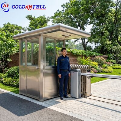 IP54 Casilla de vigilancia de acero inoxidable impermeable para jardín puesto de vigilancia impermeable a la intemperie diseñado para la durabilidad al aire libre