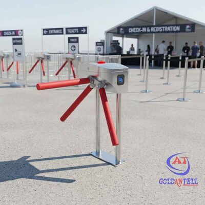 Puerta de acceso RFID móvil portátil sin instalación para eventos temporales y sitios CE