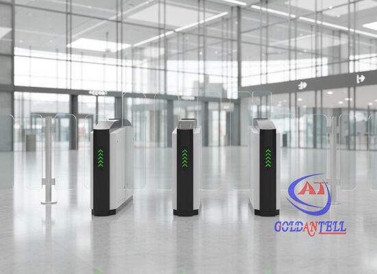 Hands-free Long-distance UHF Ingress Waist-level Retracting-fin Pathway for Excursion Pavilion Ticketing CE