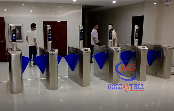 304 Stainless Steel Facial Recognition Turnstile Security System 600mm Passage Width