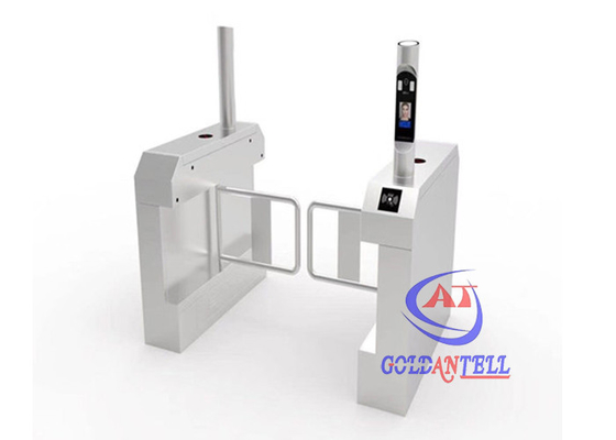 Torniquete facial del reconocimiento de Digitaces, sistema del control de acceso de la puerta de la barrera del oscilación