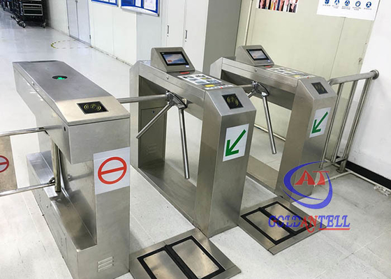 Mecanismo inteligente del código del HS del torniquete del trípode del brazo del descenso con los lectores de tarjetas de Rfid