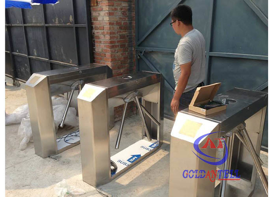 Tres anchura automática del brazo del sistema 510m m del acceso de la puerta de la barrera del torniquete del rollo que marca