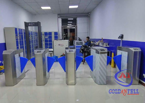 Paseo con anchura de la puerta de seguridad del detector de metales 600m m con el control de temperatura de
