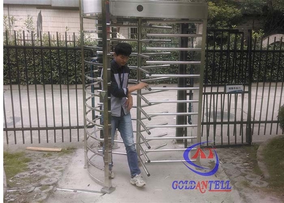Gestión de canal peatonal completa de acero inoxidable cepillada del escáner de código de Qr de la puerta de la altura