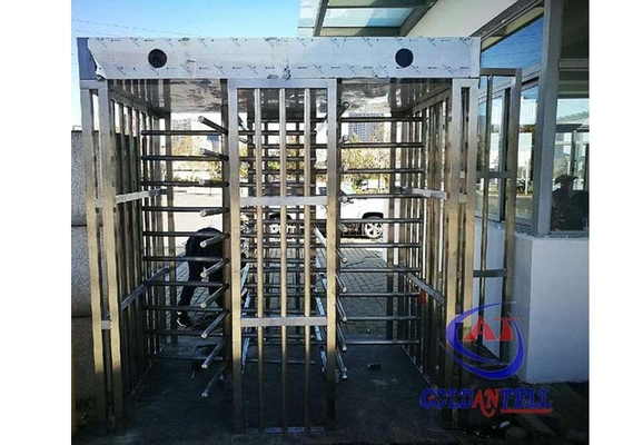 El torniquete rotatorio del control de acceso de Shenzhen del arreglo peatonal en tándem de alta calidad de la puerta con los fours arma el giro