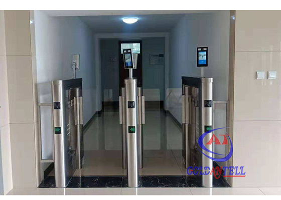 Torniquete de cristal de la puerta de oscilación del obstáculo de la altura completa RS485