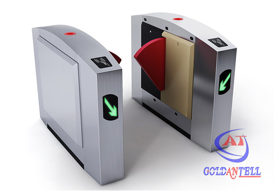Puerta biométrica dual de perforación anti de la barrera de la aleta de los canales 0.6s