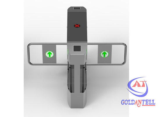 Barrera del torniquete del oscilación del control de acceso RS485 SS304 0.6s