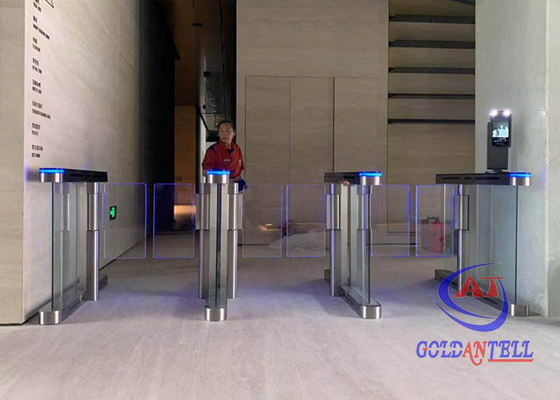 Sistema de barrera direccional del paso de la cara del escáner del oscilación de la barrera del BI óptico de la puerta RFID