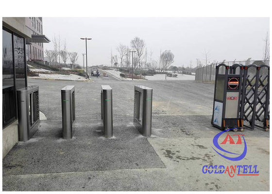 El QR Code direccional del torniquete del BI inteligente 3 carriles toma las huellas dactilares el torniquete