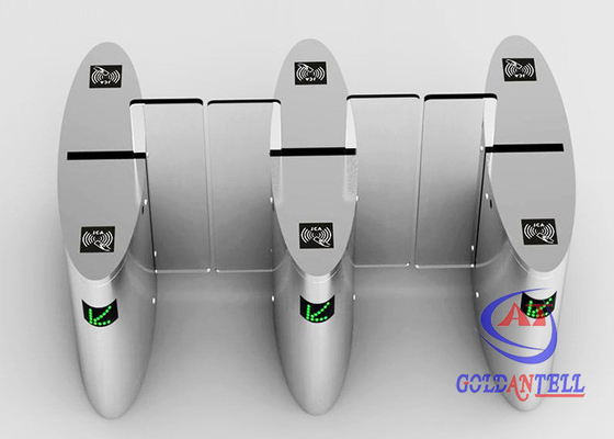 Sistema de barrera completo dual delgado del control de acceso de la puerta del torniquete de la altura de Rfid