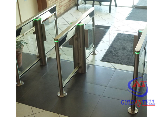 Puerta de oscilación del supermercado del metro de la oficina del banco de Swing Barrier Turnstile del lector de NFC