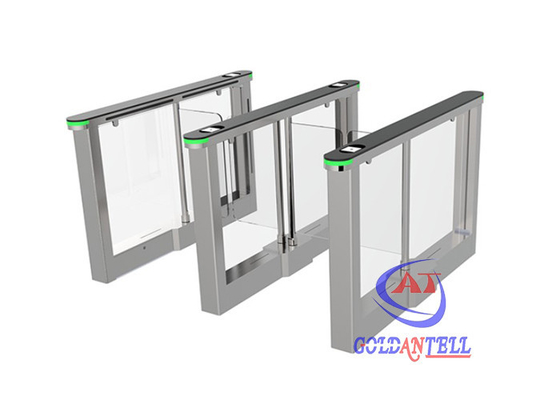 Puerta de oscilación de la seguridad SS304 con el acceso del reconocimiento de cara RFID
