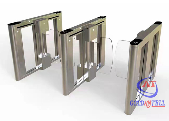 lector automático For Lobby del oscilación de 100m m del torniquete del paso rápido delgado ancho RFID de la barrera