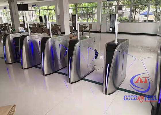 Sistema elegante del control de acceso de la seguridad de la aleta de la barrera de la anchura electrónica de la puerta 600m m