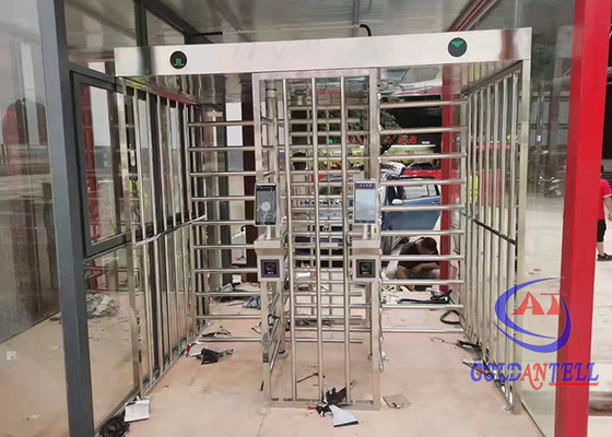 Torniquete lleno de la altura de seguridad del CE del reconocimiento facial bidireccional peatonal de las puertas RFID