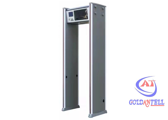 Paseo con anchura de la puerta de seguridad del detector de metales 600m m con el control de temperatura de