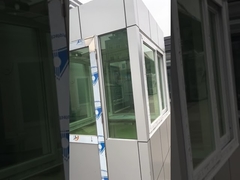 GT5- Sala única estructuras de acero de color de exterior Prefab Casa de guardia de seguridad