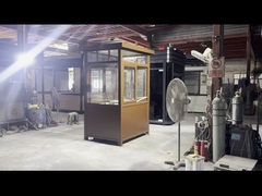 Color de acero totalmente equipado Integral de boletos de cabina con diseño y color personalizable