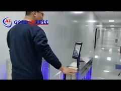 GAT-660 Puerta giratoria automática con probador de ESD y sistema de tarjetas RFID de reconocimiento facial