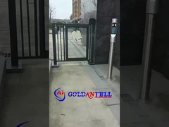 Puerta AD con RFID / huella digital / sistema de control de acceso de escaneo facial para la entrada del edificio