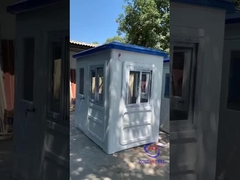 Casa de guardia prefabricada de fibra de vidrio, habitación para 2 personas, fácil y sencilla instalación