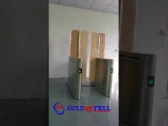 Mecanismo GAT-623 1,8 metros de altura Barrera de vidrio Velocidad Puerta giratoria con motor sin escobillas