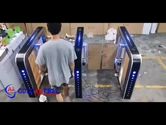 Diseño moderno Parque acuático Seguridad peatonal Puerta giratoria Anti-retardo