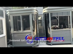 Cuarto de seguridad prefabricado de acero sólido Logotipo personalizado temporal