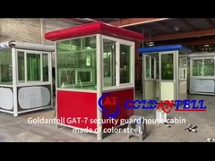 Larga vida de la guardia de seguridad al aire libre puesto de guardia para la taquilla oficina de estacionamiento puesto de vigilancia