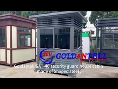 Costo competitivo caliente de alto nivel Elegante diseño de cabina de seguridad para acero en forma de guardia